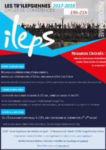 Tr’Ilepsiennes 2018 : 3 conférences à l’ILEPS
