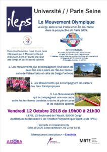 Erasmus Days 2018 : soirée Vendredi 12 Octobre