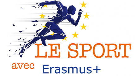 Logo le sport avec Erasmus +